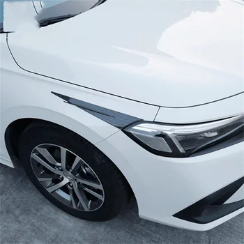 Honda Civic 11 2022 2023 Priedai Žibintai Antakių Vokų Padengti Trim Automobilio Sparno Pusėje Ženklelis Sparnas Emblema Lipdukas