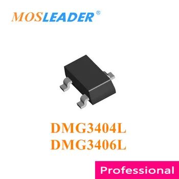 Mosleader DMG3404L DMG3406L SOT23 3000PCS DMG3404 DMG3406 DMG3404L-7 DMG3406L-7, N-CH 20V 30 V Kinijos Aukštos kokybės