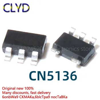 1PCS/DAUG Naujų ir Originalių CN5136 šilkografija 5136 VFV padidinti DC-DC konverteris chip IC chip SOT23-5
