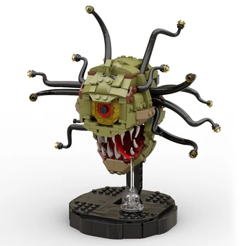 Dungeonsed kūrinių stebėtojui Monstras Pav Building Block Modelis Kit SS Drakonai Žaidimas Evil Eye Demo Imituoti Skrynios Plytų Žaislas 
