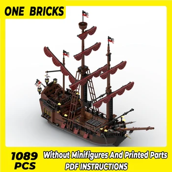 Ss Blokai Klasikinis Laivo Modelis Ocean Vilkas Piratų Laivo Techninės Plytos 
