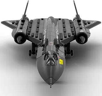 SR-71 Blackbird Jet Statybos Žvalgybinis lėktuvas Karinis Plytos Oro Pajėgų Kūrimo Bloką, Žaislai Berniukams, Dovanos Vaikams