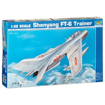 Trimitininkas 02208 1: 32 Šenjangas FT-6 Treneris Naikintuvas Karinių Orlaivių Surinkimas, Plastiko Žaislas Amatų modelių Kūrimo Rinkinį