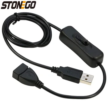 STONEGO USB Jungiklis ilgiklis Paramą, Duomenis Perduoda ir elektros Energijos Tiekimo su On/Off Jungiklis Power LED Juostelės, USB Prietaisus