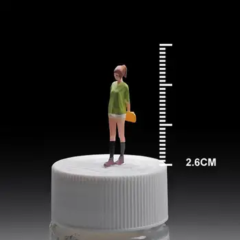 1/64 Žmonės Sumos Handpainted Miniatiūriniai Žmonės Modelis Mažų Žmonių Statybos Nustatyti Dioramas Miniatiūrinės Scenos Modelis Traukinio Išdėstymas