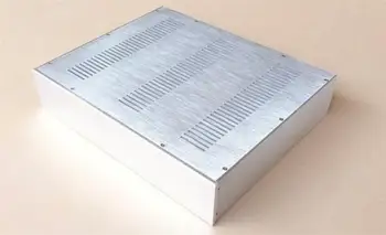 4810 sidabro Visas aliuminio važiuoklės Stiprintuvo Atveju Preamp talpyklos DAC dėžutė