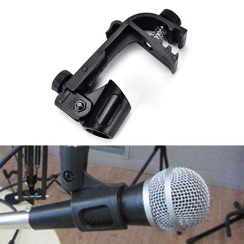 Universalus Mikrofonas Įrašo Reguliuojamas Įrašą Ant Būgno Ratlankio Shock Mount Microphone Mic Apkabos, Reguliuojamo Aukščio Pasukama Laikiklis Laikiklis