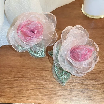 Gėlių Lapų Auskarai Vestuvių Dizaino Moterų Mados Temperamentas Pareiškimą Earings Didmeninė Kasdien Papuošalai