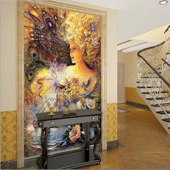 Beibehang Užsakymą tapetai 3d prabangių deimantų šviesa piratų lobis Europa ir Jungtinės amerikos valstijos retro mitologinių paslaptis tapetai