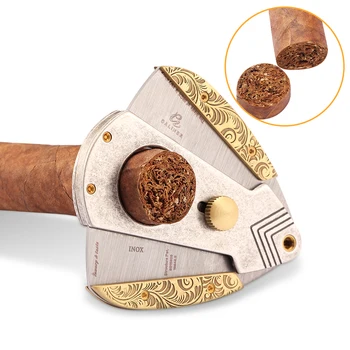 Galiner Metalo Cigarų Pjovimo Giljotina Aštrus Peilis, Žirklės Rūkymo Reikmenys Nešiojamų Cigarų Pjovimo Dovanų Dėžutė Pakuotė