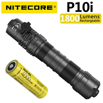 NITECORE P10i 1800 Liumenų Taktinis Žibintuvėlis Naudojantis Luminus SST-40-W LED, Įrengta 4000mah Baterija