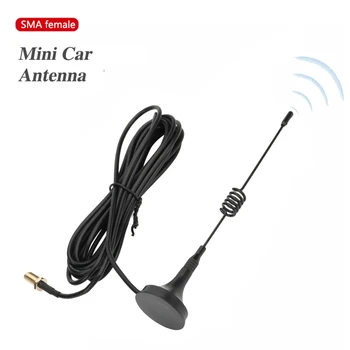 Mini Automobilių UHF VHF didelis pelnas Du Būdu Radijo Antena Baofeng BF-888S UV-5R UV-82 nešiojamų walkie talkies