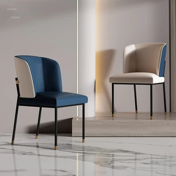 Šiaurės Atlošas Valgomojo Kėdės Namuose, Modernūs Virtuvės Baldai, Paprastas Atsitiktinis Derybų Kėdė Italijos Šviesos Prabangių Dizainerio Kėdės