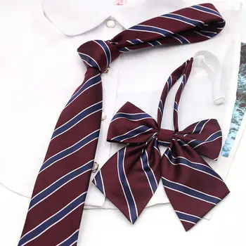 Necktie Mados Japonijos JK/DK Stiliaus Dryžuota Mada Mokyklos Vienodos Juostelės Laivapriekio Kaklaraištis Berniukų, Mergaičių