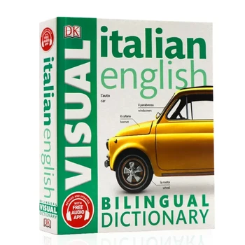 DK italijos anglų kalba dviem kalbomis, Vaizdo Dvikalbis Žodynas Gretinamoji Grafinę Žodynas Knyga