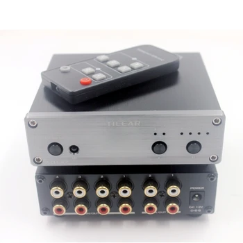 A2 HIFI Lossless 2 Įėjimas 4 Išėjimas RCA Audio Platintojas Signalų Ieškiklis Šaltinis Switcher Tonas, Garsumas Stereo Stiprintuvas Valdyba