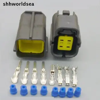 shhworldsea 4P Pin 1,8 mm deguonies daviklio kištuką vyras moteris vandeniui auto elektros jungtis 