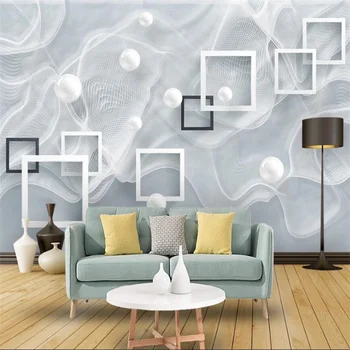 papel de parede Užsakymą tapetai mados namų dekoro šiuolaikinio abstraktaus kreivė lauke meno TV fono sienos freskos tėtis peint