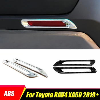 ABS Anglies/chrome Automobilio Galinis Rūko Žibintas Lempos Dangtelio Apdaila Bamperio Toyota RAV4 XA50 2019 2020 2021-2023 RAV 4 Priedai